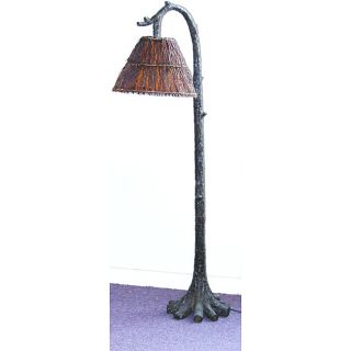Tree Trunk Dark Bronze Floor Lamp