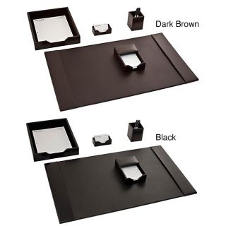 Dacasso Econo Line Leather 5 piece Desk Set Today $154.99