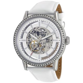  White Crocodile Leather Automatic Watch Today $119.99