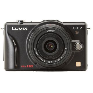 Panasonic Lumix DMC GF2KBODY 12.1MP Black Digital SLR Camera Today $