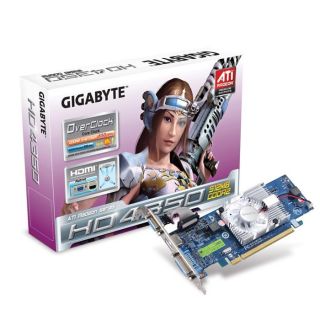 Gigabyte HD4350 512Mo GDDR2 OC   Achat / Vente CARTE GRAPHIQUE