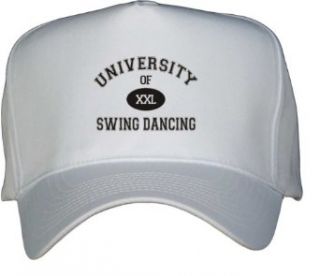 UNIVERSITY OF XXL SWING DANCING White Hat / Baseball Cap