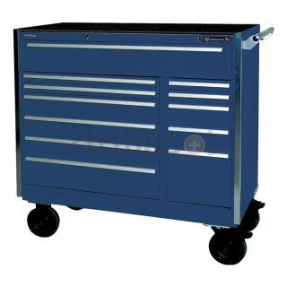 Kennedy 4200MPBL Maintenance Cart, 42x20x42 1/2, 12 Drw, Blu