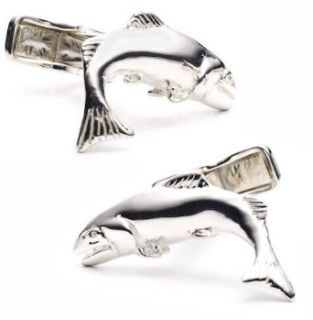 Leaping Salmon Cufflinks Clothing