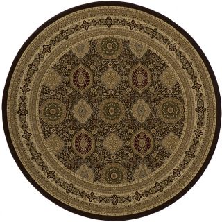 Westminster Tabriz Panel Brown Rug (710 Round) Today $244.99