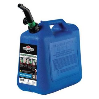 Briggs & Stratton 85059 Spill Proof Kerosene Can, 5 Gal., Blue