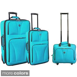 Travelers Club Bowman Collection 3 piece Expandable Luggage Set Today