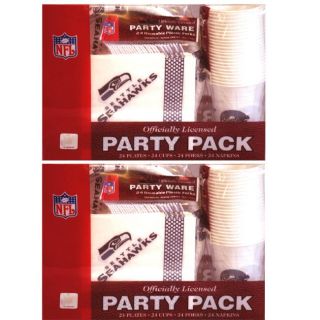 Seattle Seahawks 24 piece Party Pack (Set of 2)