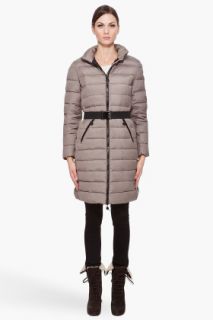 Moncler Hooded Mokacine Coat for women