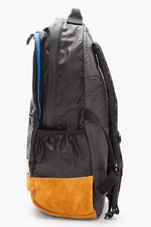 Rag & Bone Black And Blue Coated Backpack for men