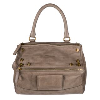 Givenchy Taupe Medium Studded Pandora Messenger Bag