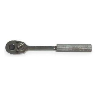 Westward 1KEJ1 Ratchet, Knurled Grip, 1/2 In Drive, 10 L