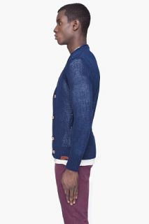 Diesel Navy K freud Knit Cardigan for men