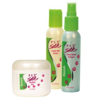 Three piece Pet Silk Finishing Cologne/Serum/Gel Toiletry Collection