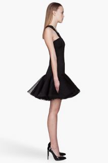 Hakaan Black Cut Out Flared Thistle Dress for women