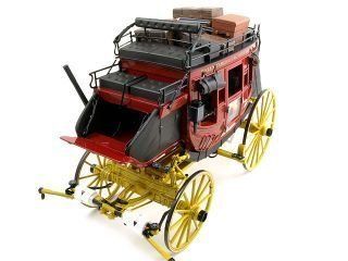Wells Fargo Overland Stagecoach 116 Franklin Mint Toys