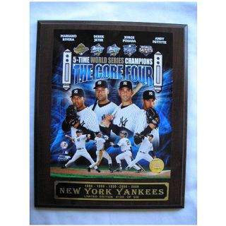 World Series Champion New York Yankees Core Four Picture Plaque Today