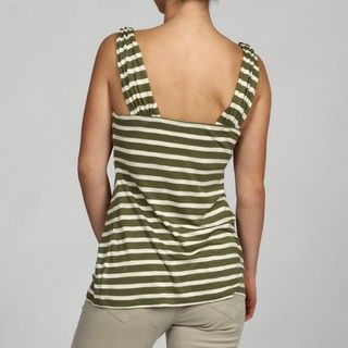 Cable & Gauge Womens Striped Tank Top