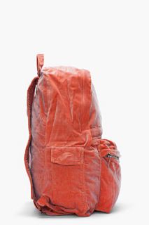 Ann Demeulemeester Rust Treated Corduroy Backpack for men