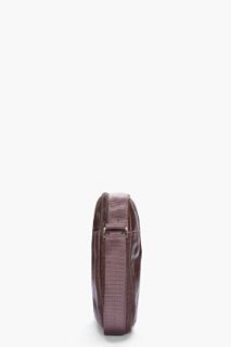 Diesel Brown Leather Foxy Bag for men