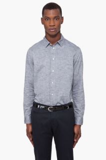 Wings + Horns Charcoal Oxford Shirt for men