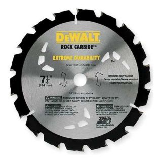 Dewalt DW3191 Crclr Saw Bld, Crbde, 7 1/4 In Dia, 18 TPI