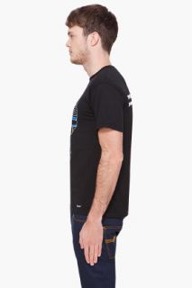 Kidrobot Black Astrofresh Basketball T shirt for men