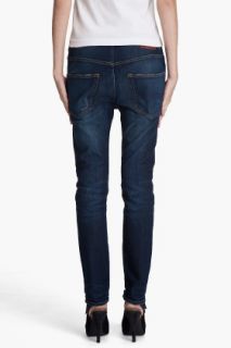 R13 Slouchy Skinny Dakota Blue Jeans for women