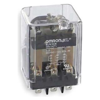 Omron MJN3C N AC24 Relay Plug In, LED, 3PDT, 24 Coil Volts