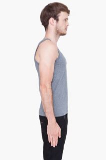 Diesel Grey Umtk Johnny Tank Top for men