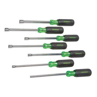 Greenlee 0253 01NH 6 Nut Holding Driver Set, Hollow, 7 Pc