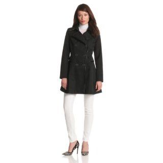Via Spiga Womens Water Resistant Spring Coat With Patent Tr