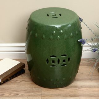 Porcelain Crackled Emerald Green Garden Stool (China) Today $132.99 5