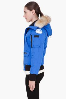 Canada Goose Bright Blue Pbi Chilliwack Jacket for women