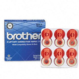 Brother Lift off Correction Tape (Pack of 6)