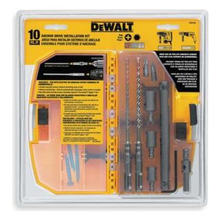 Dewalt DW5366 Concrete Screw Driving Kit, 10 Pc