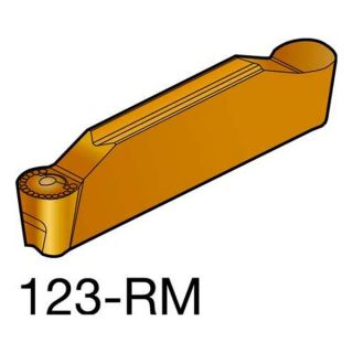 Sandvik Coromant N123J2 0600 RM 3115 COROCUT INSERT, Pack of 10