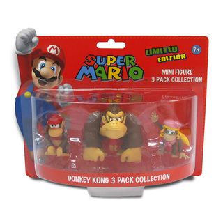 Super Mario Brothers 2 inch Donkey Kong Mini figure Set