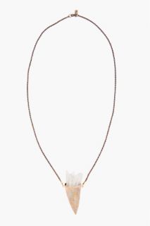 Pamela Love Quartz Crystal Spike Necklace for women