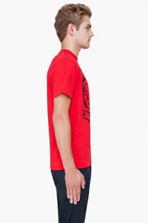 Billionaire Boys Club Red Classic Helmet T shirt for men