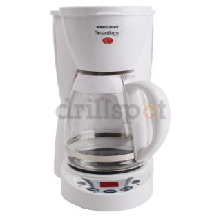 Black & Decker DCM2500 12 Cup White Coffeemaker Coffeemaker