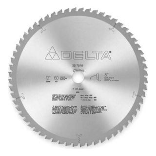 Delta 35 7648 Circular Saw Bld, Crbde, 12 In, 60 Teeth