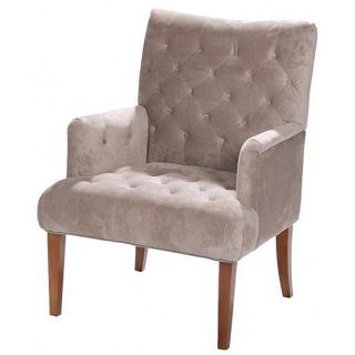 Button Tufted Formal Interior Chair