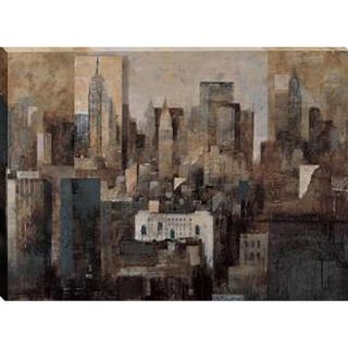 Marti Bofarull Manhattan and Black Structures Canvas Art