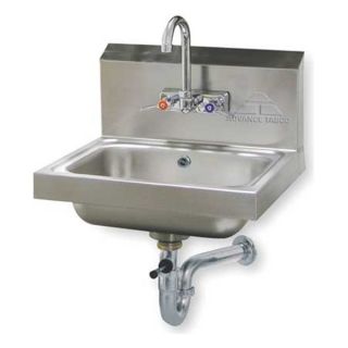 Advance Tabco 7 PS 50 Handwash Sink , 20ga, Single, SS, Wall Mount