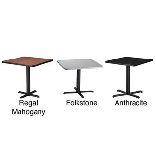 Mayline Bistro Breakroom Dining Height Square Table