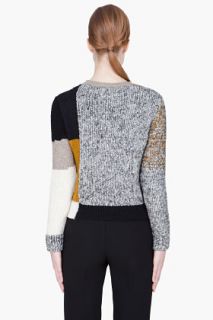 CARVEN Brown Combo Multipatch Sweater for women