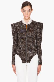 CARVEN Tweed Bodice Blazer for women