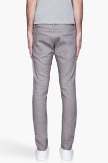 Saint Laurent Grey Slim 15.5cm Raw Denim Jeans for men