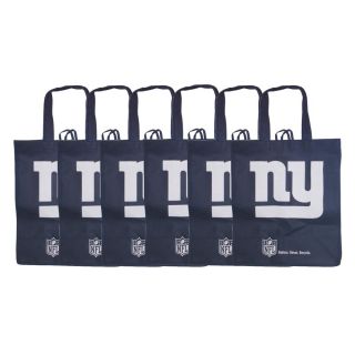 New York Giants Reusable Bags (Pack of 6)